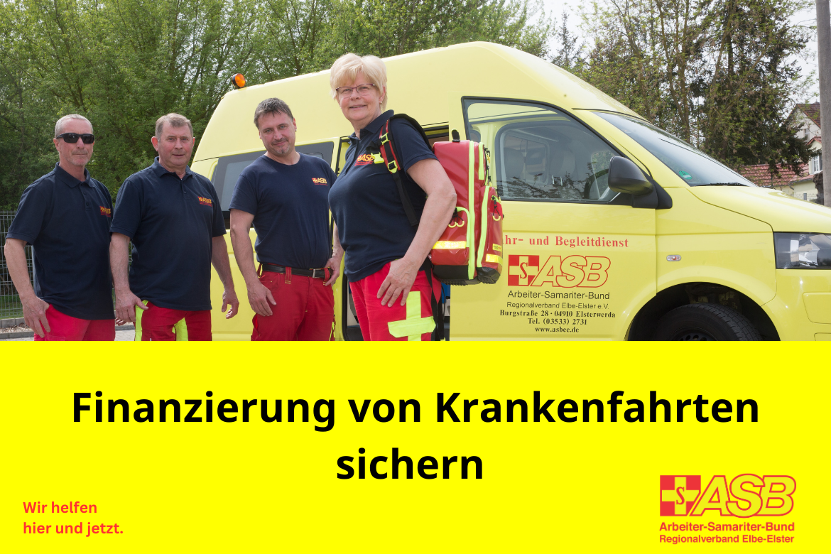Finanzierung von Krankenfahrten sichern - Versorgungslücken verhindern