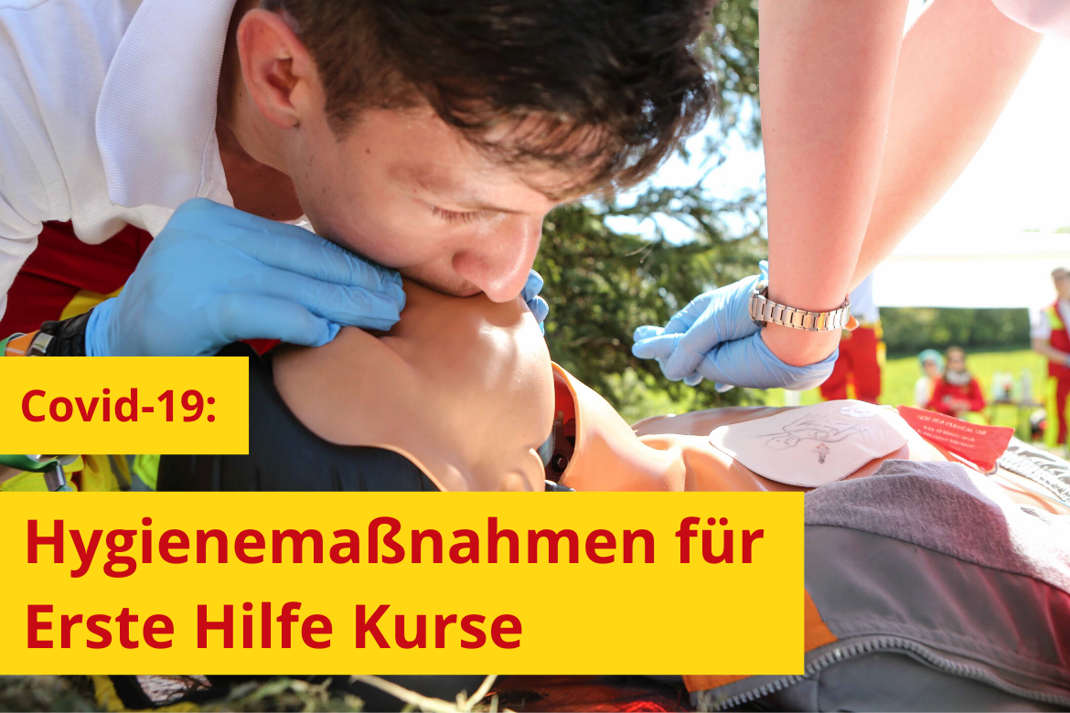 Unter Einhaltung von Hygienemaßnahmen finden ab 20.07.2020 wieder Erste Hilfe Ausbildungen statt